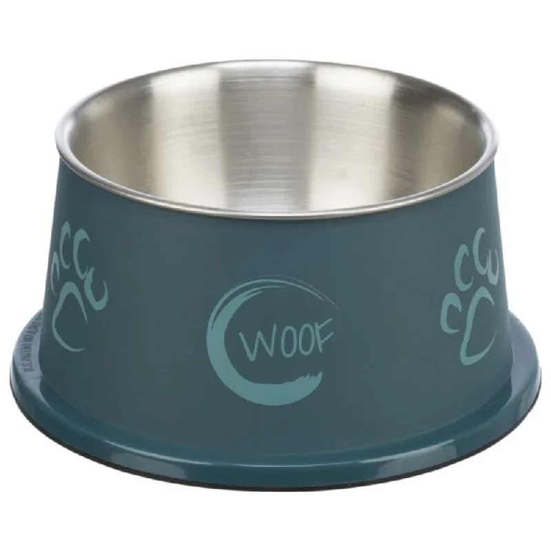 Long-Ear Bowl Stainless Steel with Plastic Coating