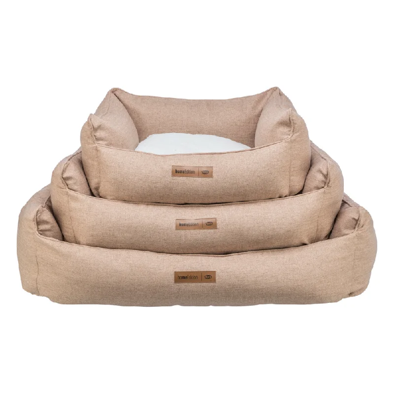 Trixie Dog Bed - Farello - Brown and White